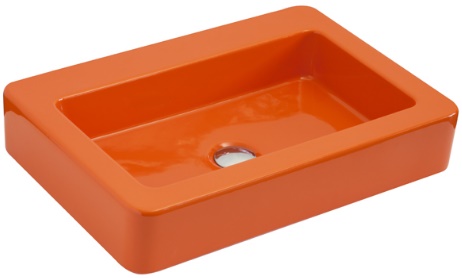 Smanni Skat Tezgah Üstü Lavabo Turuncu 1000-104